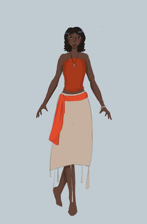 Marama's Concept Art by @v3e_tea